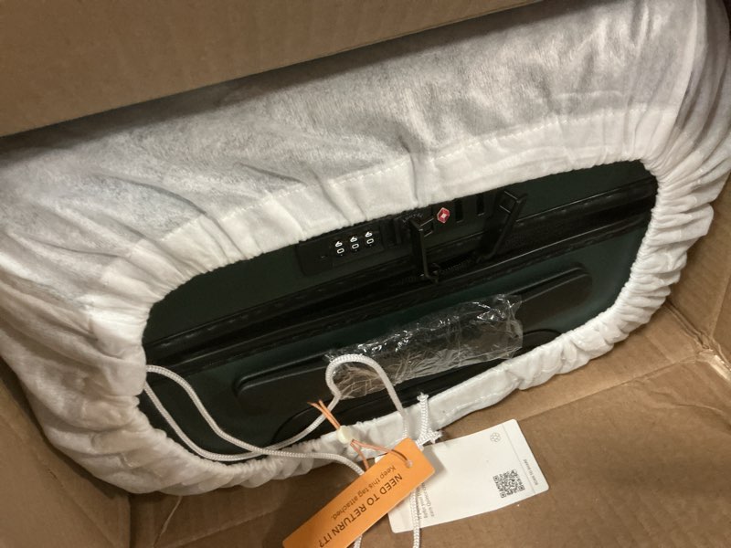 Condition photo showing Good Condition for Quince Carry-On Suitcase green