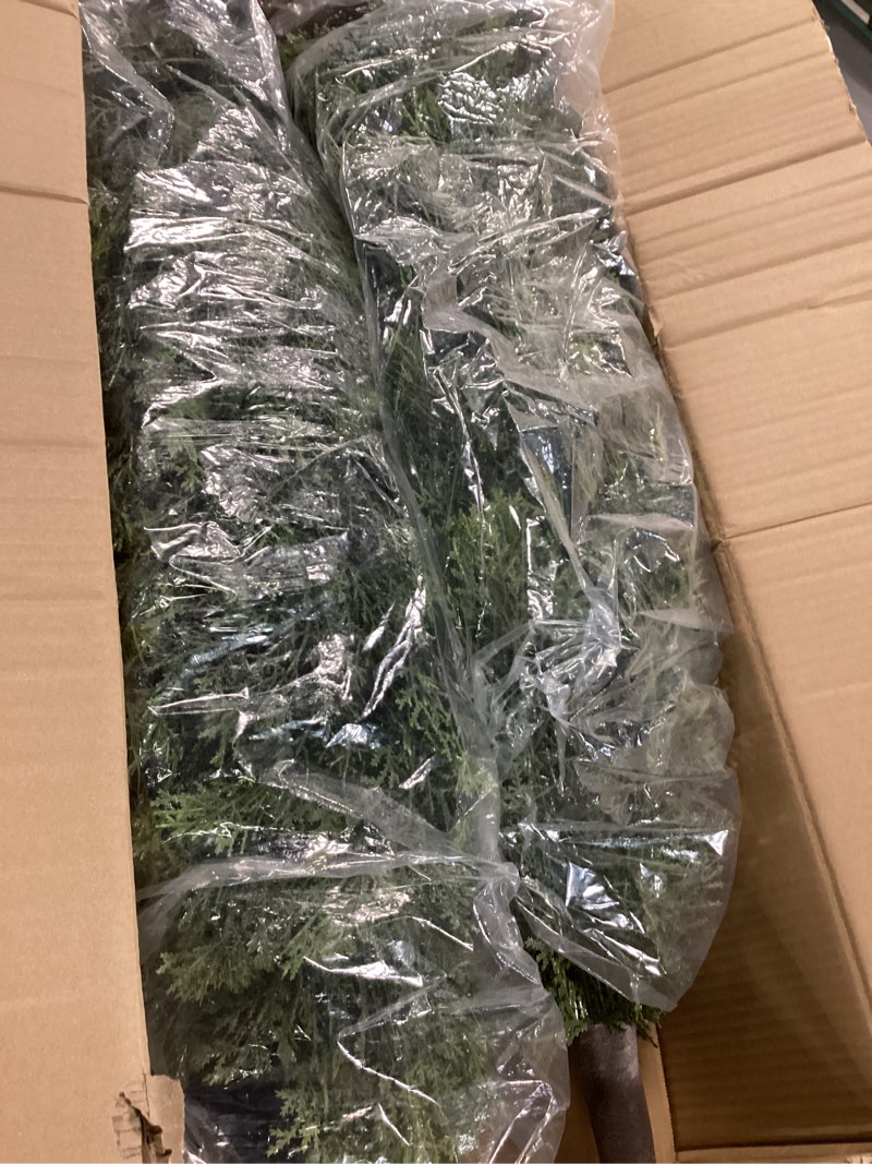 Condition photo showing Good Condition for momoplant Artificial Cypress Topiary 39'' Faux Cedar Trees Privacy Screen Planter Set of 2 Artificial Bush Porch Plants Indoor and Outdoor Decor 39 Inch