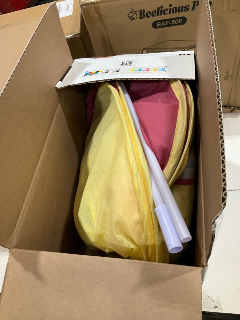 Condition photo showing Good Condition for Pop N Fun Bluey Pop-Up Tent, Multicolor Easy Storage Pop Up Play Tent with Roll-Up Door & Peep Window, Indoor/Outdoor Toddler Playhouse for Ages 2+