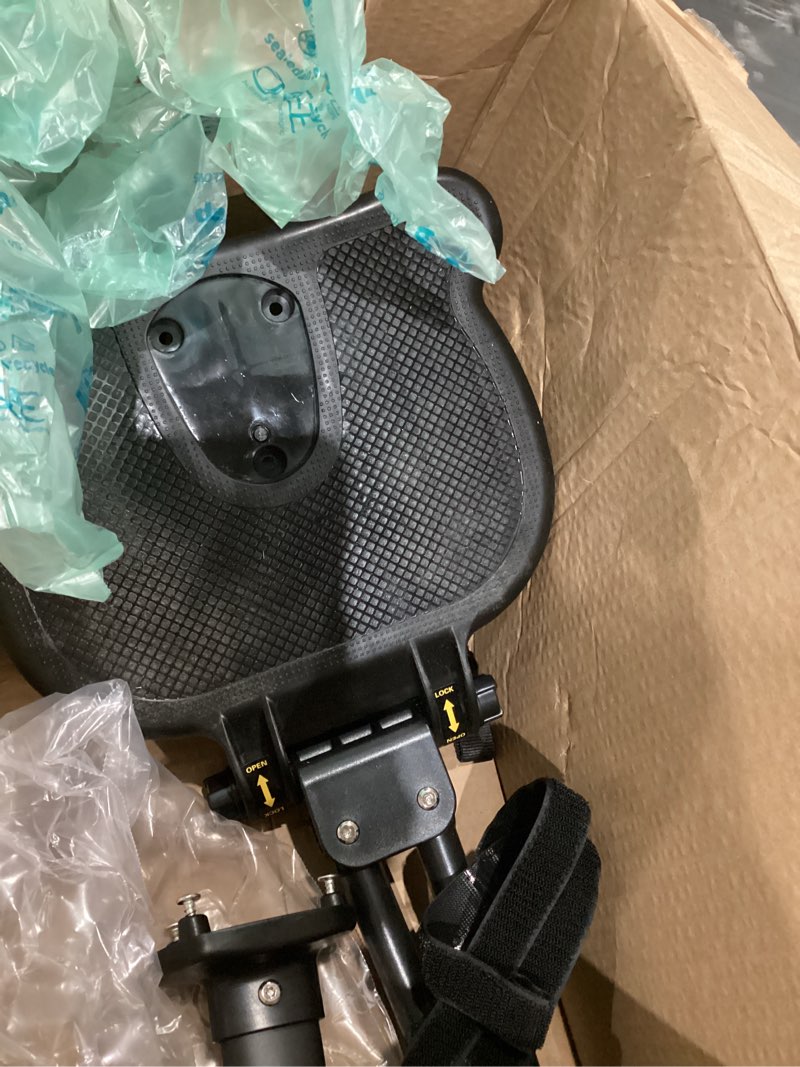 Condition photo showing As Is for universal stroller board with detachable seat, 2 in 1 buggy board suitable for most brands of strollers, holds children up to 55 lbs