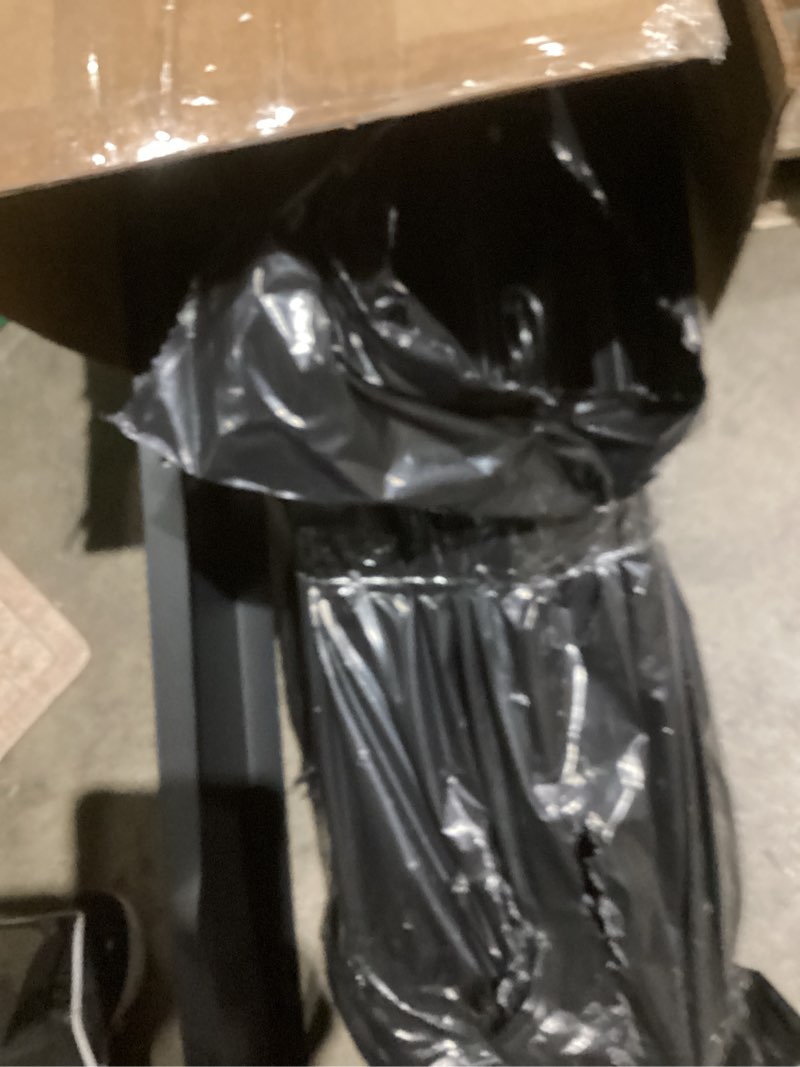 Condition photo showing As Is for huuger narrow sofa table with 2 power outlets, 110.2-157.5 inch adjustable length, behind the couch table with usb-c port, long entryway console table, anti-tip kit, for living room, rustic brown rustic brown 110.2-”157.5”w x 29.5h“