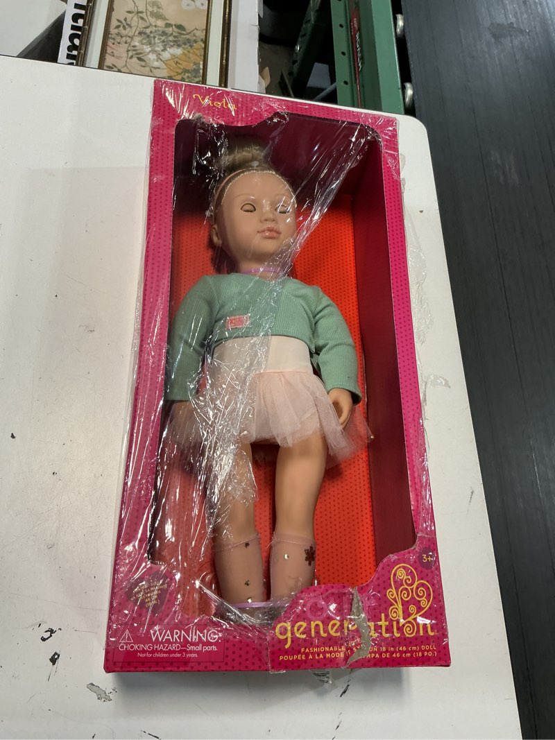 Condition photo showing Good Condition for our generation viola 18" ballet doll
