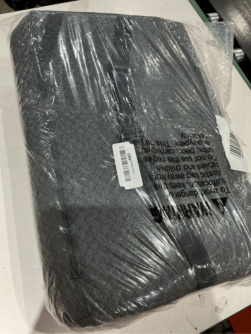 Condition photo showing As Is for similar to gel lumbar cushion with removable cover glushion innovagoods