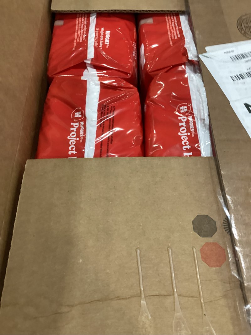 Condition photo showing Good Condition for Huggies Size 4 Diapers, Little Snugglers Baby Diapers, Size 4 (22-37 lbs), 150 Count (6 Packs of 25), Packaging May Vary Size 4 150