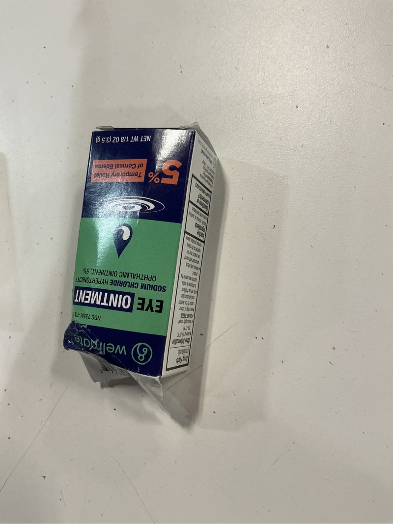 Condition photo showing Good Condition for (06/2027)WELMATE - Eye Ointment (3 Tubes) - Sodium Chloride Hypertonicity Ophthalmic Ointment 5% - Relief of Corneal Edema Symptoms - Lanolin & Mineral Oil - Sterile - Travel Size - Eye Care - 1/8 oz (3.5g) Pack of 3