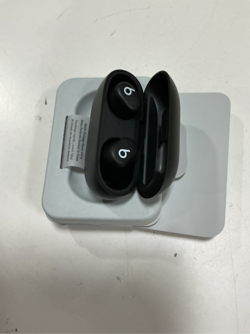 Condition photo showing Good Condition for beats solo buds - wireless bluetooth earbuds | 18 hours of battery life | apple & android compatibility | built-in microphone - matte black matte black solo buds