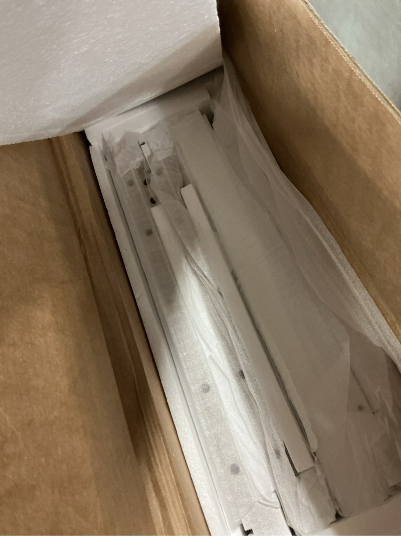 Condition photo showing New/Like New for Huuger Nightstand with Charging Station, White Nightstand with 2 Drawers, Bed Side Table for Bedroom, Bedside Table with Storage, Modern Nightstands, Metal Knobs, Painted Surface 1 White