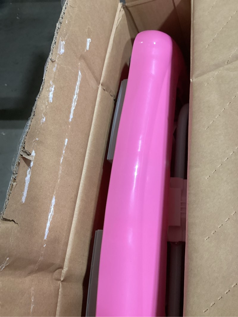 Condition photo showing As Is for Bright Starts Disney Baby Minnie Mouse Forever Besties 2-in-1 Baby Activity Walker - Easy Fold Frame and Removable -Toy Station, 6 Months and up Pink