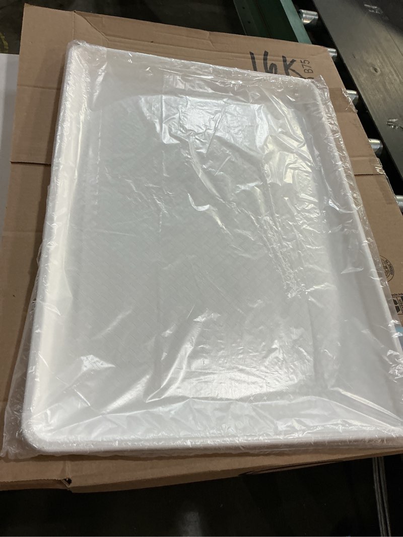 Condition photo showing New/Like New for 18 x 26 Inch Plastic Tray White