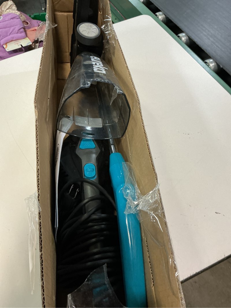 Condition photo showing As Is for eureka nes215a blaze 3-in-1 swivel handheld & stick vacuum cleaner, blue