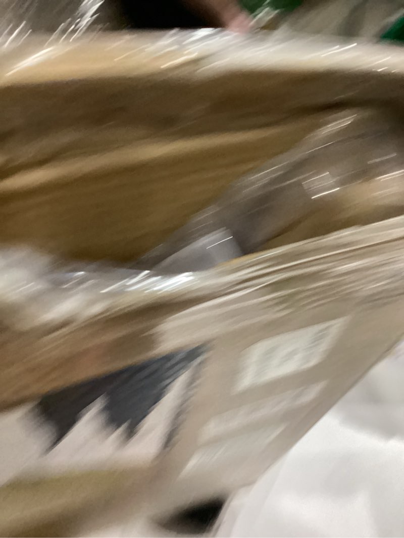 Condition photo showing As Is for 3 Sprouts Recycled Fabric Kids Bookshelf – 4-Tier Sling Book Rack Organizer - Nursery Room Playroom Classroom Wooden Book Shelves - Kid Bookcase Wood Storage Shelf for Toddler Age 3+ - Gray Solid Light Gray