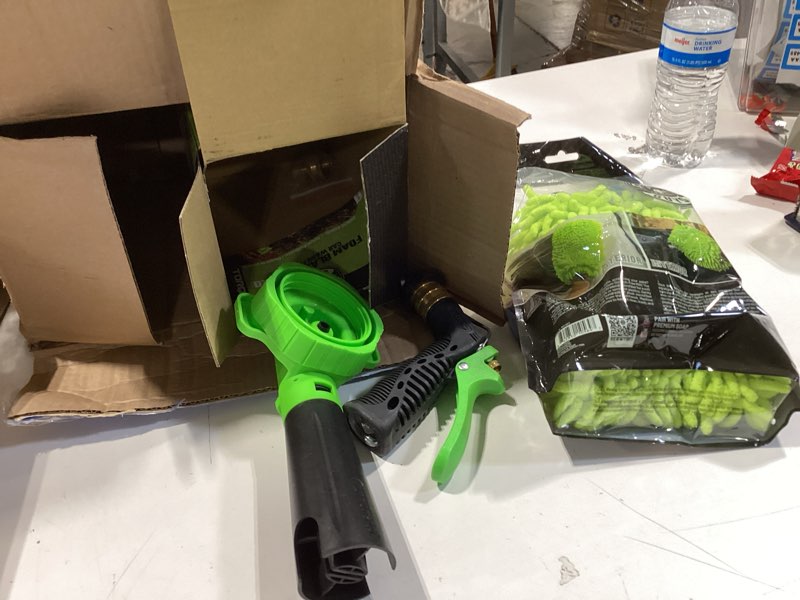 Condition photo showing Good Condition for chemical guys foam blaster 6 car wash gun, chemical guys foam gun, and chenille scratch-free microfiber wash mitt - connects to any garden hose for thick suds - safe for cars, trucks, suvs - 2 items foam blaster + wash mitt