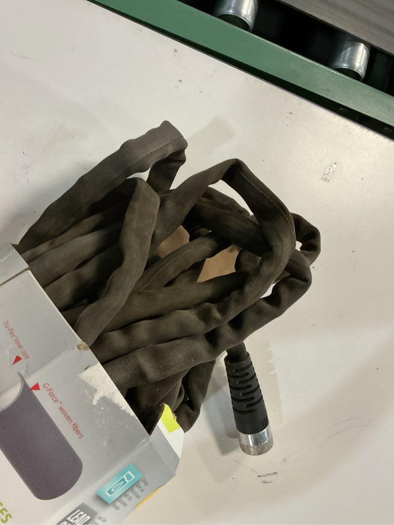 Condition photo showing As Is for zero-g teknor apex 5/8-in x 50-ft premium kink free woven gray hose