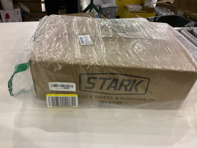 Condition photo showing New/Like New for Stark USA 8" Gate Wheel Wood Chainlink Flat-Free Tire for Outdoor Wooden Gates or Fence Gate Caster Wheel 200lb Capacity 360° Rotation Spring-Loaded