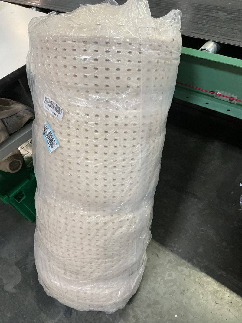 Condition photo showing Good Condition for pure green natural latex mattress topper - medium firmness - 2 inch - king size (gols certified organic) king 2" topper