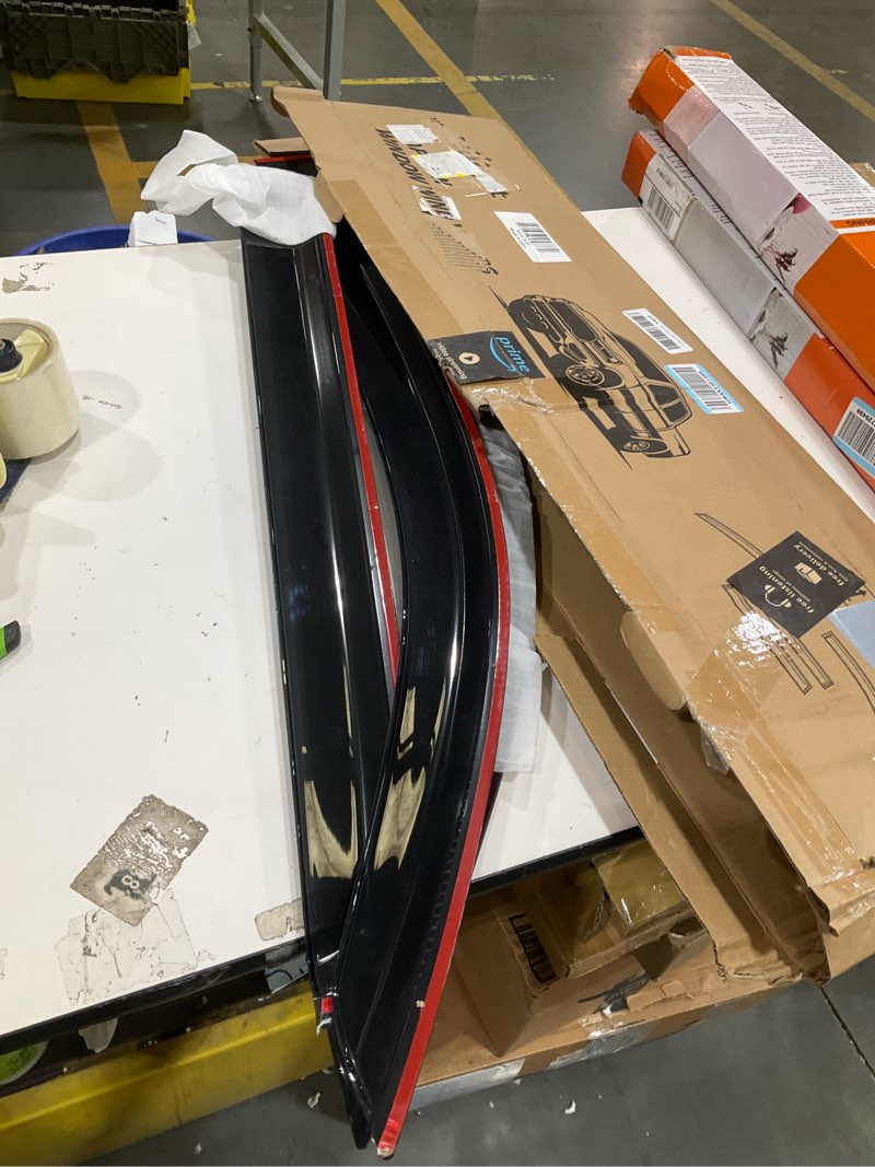 Condition photo showing Good Condition for nilight window rain guards for toyota tacoma double cab 2016 2017 2018 2019 2020 2021 2022 2023, out-channel window visors vent wind deflectors-4pcs toyota tacoma double 2016-2023