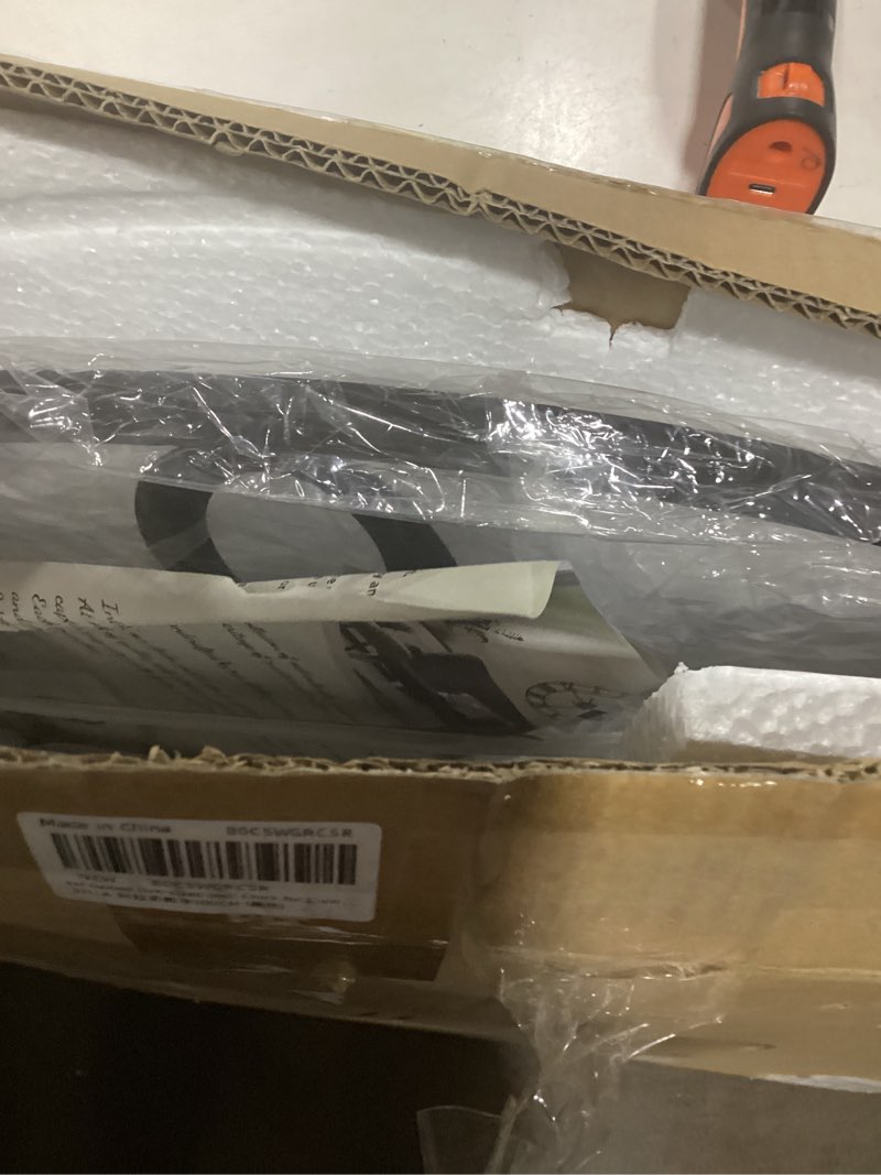 Condition photo showing Good Condition for 1st owned Oversized Wall Clock for Living Room Decor - 40 Inch Silent Non-Ticking Wall Clocks Battery Operated, Metal Vintage Retro Decorative Modern Wall Clock for Bedroom, Office, Farmhouse Decor