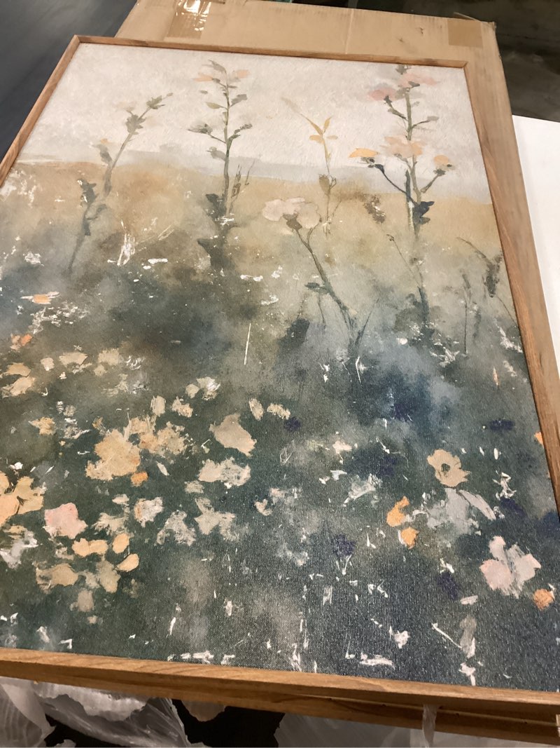 Condition photo showing New/Like New for avecco 3 pieces framed vintage wildflower canvas wall art, nature floral artwork wall decor, rural botanical art prints for bedroom living room office home decoration ready to hang 20x30 inch 30"l x 20"w vintage