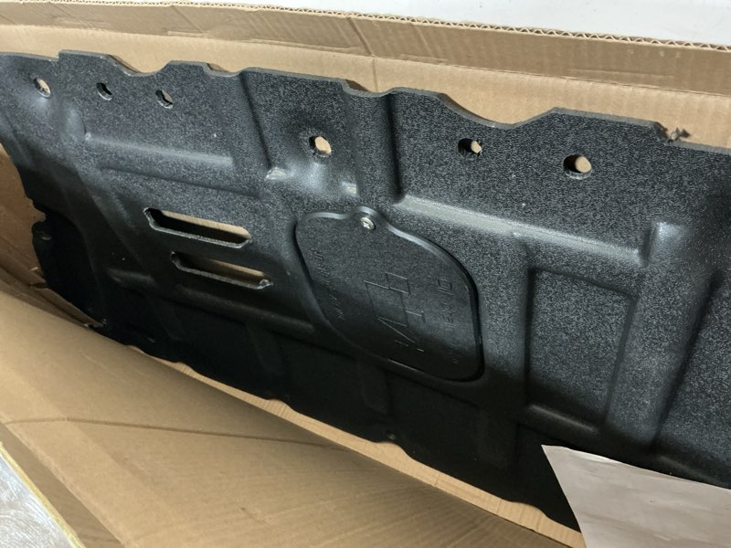 Condition photo showing As Is for engine splash shield fit for audi a4 2017-2024 engine case guard for audi s4 2017-2024 under cover compatible with audi a5 s5 2018-2024 front engine guard mud flaps
