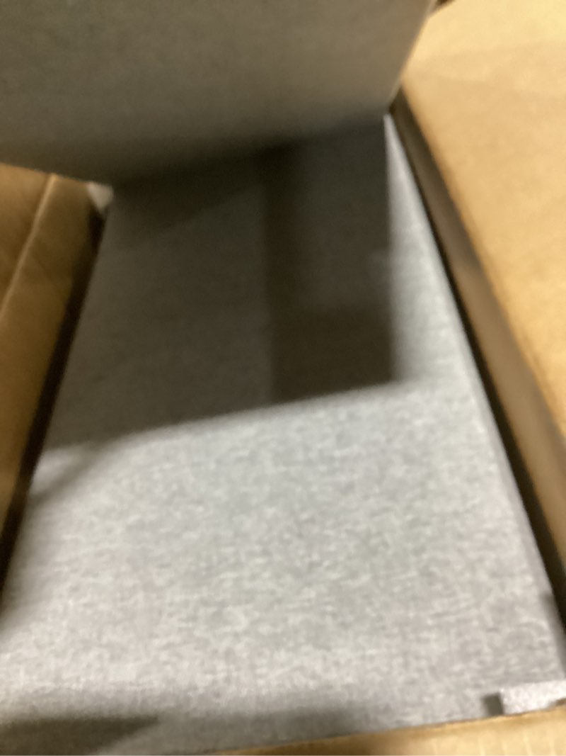 Condition photo showing As Is for 4 Pack High-Density Core with Fabric Cover Acoustic Panels – 24×12×2 In Self-Adhesive Soundproofing and Sound-Absorbing Wall Panels for Echo Reduction in Studio, Theater, or Recording (Pebble Gray) 4 Pack Pebble Gray