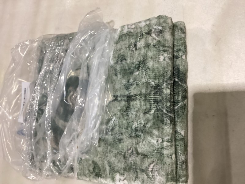 Condition photo showing As Is for area rugs 2'x3' kitchen rugs entry rug small rugs for entryway kitchen bathroom door mat indoor entrance,washable non slip, dark green gray green/dark green/gray 2' x 3' (rectangular)