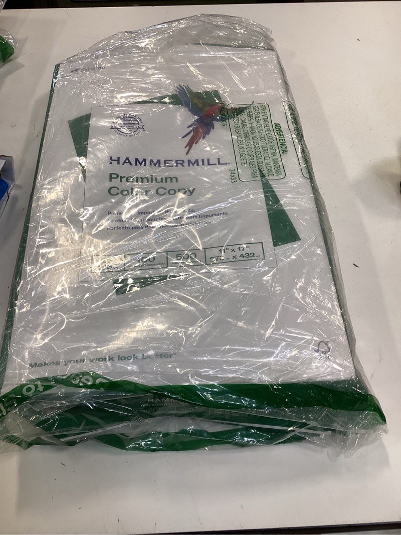 Condition photo showing Good Condition for Hammermill Printer Paper  28lb Premium Color Copy  11x17  White  1 Ream  500 Sheets