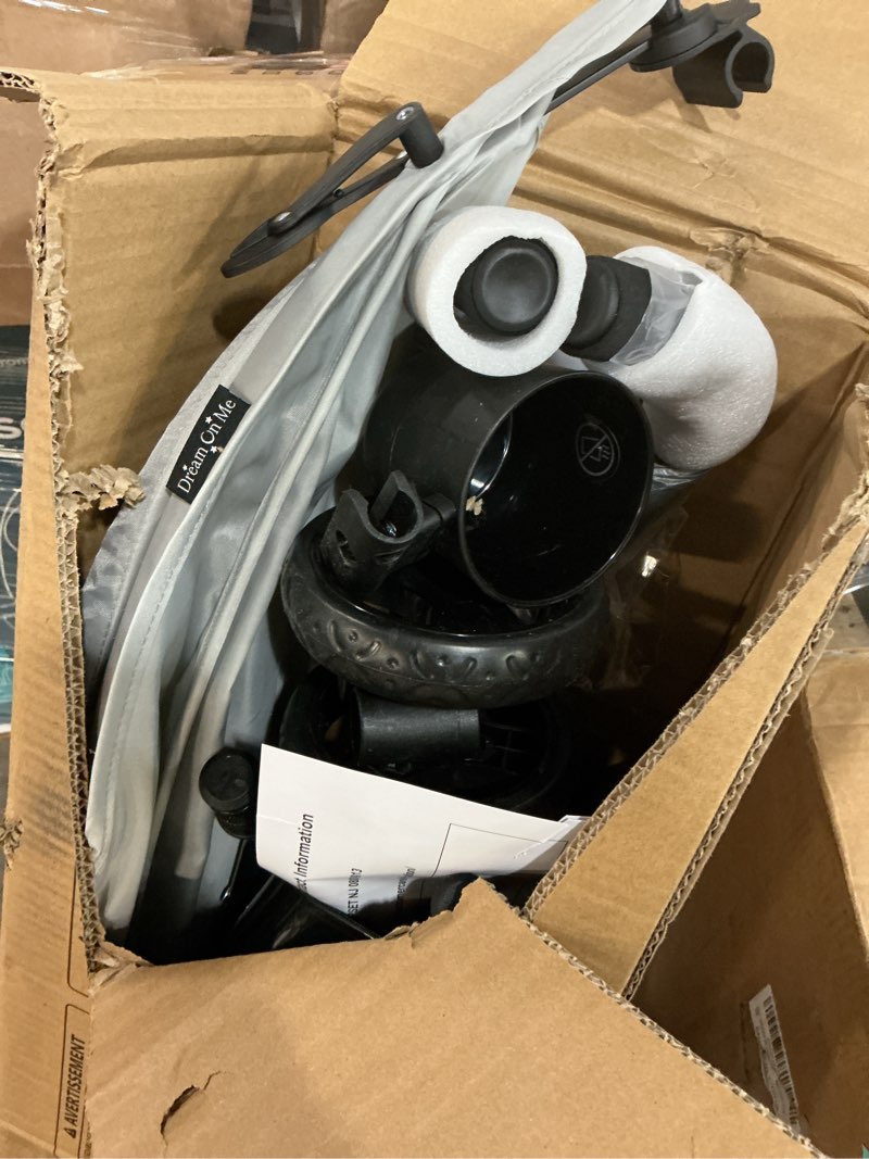 Condition photo showing Good Condition for Dream On Me Rover Convenience Baby Stroller – Lightweight & Compact Travel Umbrella Stroller, Quick One-Hand Fold, Lockable Rear Wheels, Adjustable Canopy, 3-Point Safety Harness & Cup Holder – Grey