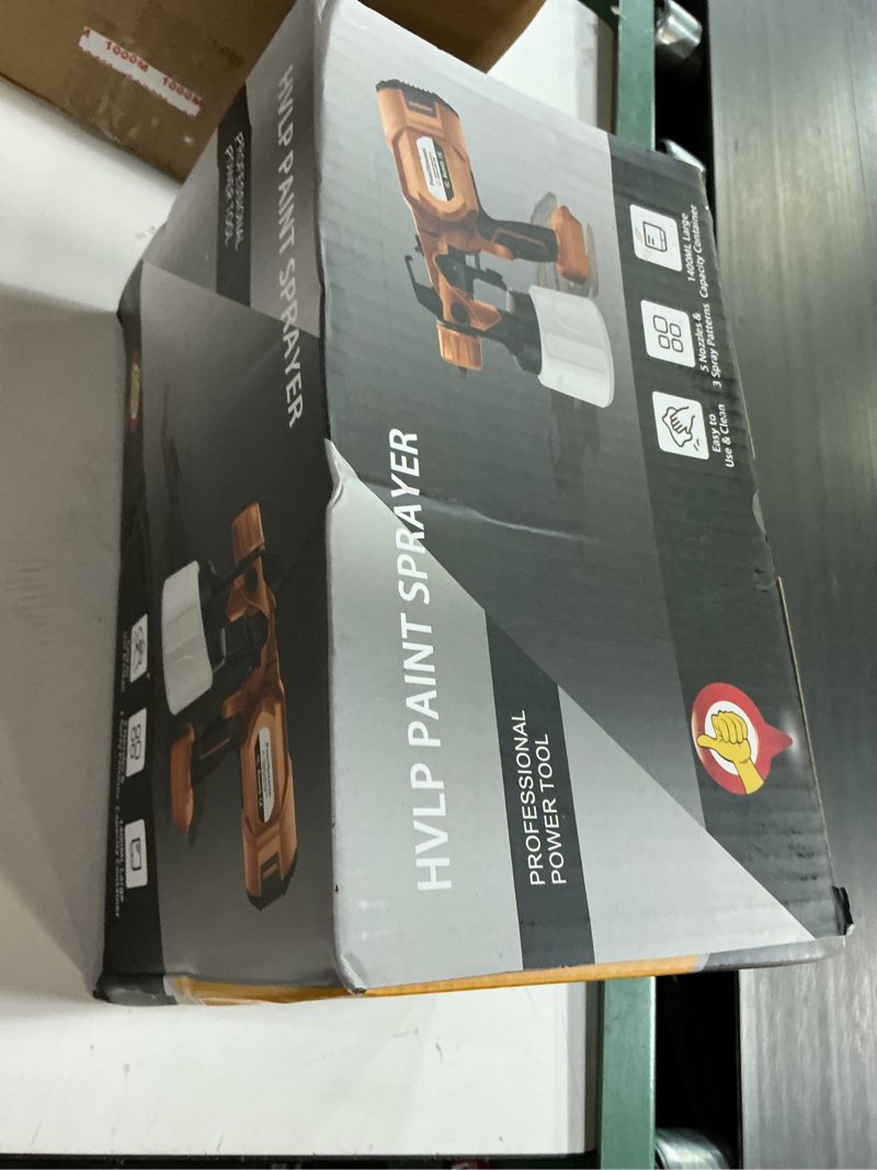 Condition photo showing New/Like New for Xpersoul Cordless Paint Sprayer for Dewalt 20V Max Battery, Not Included Battery for House Painting Handheld Electric Paint Spray Gun for Garden, Home, Wall, Furniture, Cabinets, Scrawl