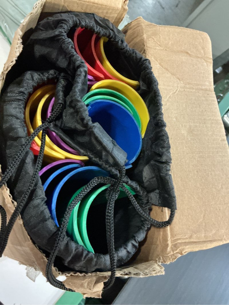 Condition photo showing Good Condition for Team Building Activities, Group Game Kits for Office, Ice Breaker Activities with 20 Half Pipes, 6 Golf Balls, 2 Storage Bags, Family Reunion Game, Field Day Outdoor Sports for Adult Teen Kid