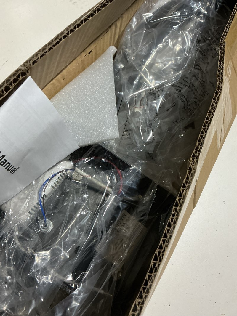 Condition photo showing As Is for CANEOE Modern Led Wall Light, 39inch Black Indoor Led Wall Sconce Lighting, Bathroom Vanity Light Fixtures Over Mirror for Living Room Hallway Bedroom Bedside Wall Lamp (Warm White, 3000K) Black,3000K Hard-wired