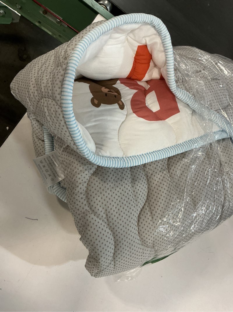 Condition photo showing item condition for Baby Play Mat, 50x50 Playpen Mat with Super Soft Touch, Activity Mats with Upgraded Anti-Slip Bottom, Machine Washable Crawling Mats for Floor & Picnic (Animal Alphabets) Animal Alphabets 50''*50''