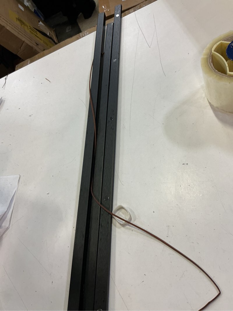 Condition photo showing As Is for pack, qty. 6 guitar neck stiffener carbon fiber neck rod 4 x 7 x 600mm