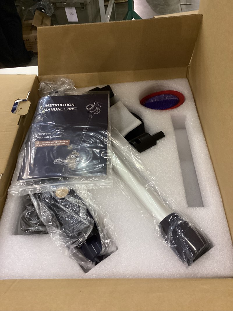 Cordless vacuum cleaner