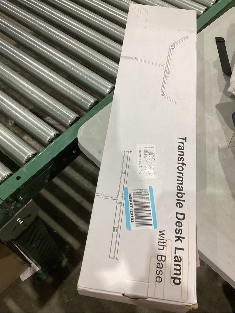 Condition photo showing Good Condition for 36 W 3000 LM Ultra Bright Architect Desk Lamp with Base, 47.4 Inch Wide Tall Overhead Desk Light for Home Office, Dimmable Table Light with Remote for Desktop Working,Drafting,Reading White