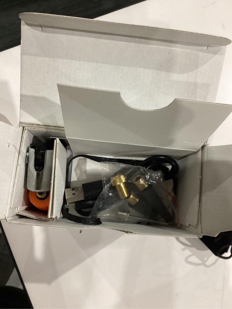 Condition photo showing Good Condition for Pumptiva Tire Inflator Portable Air Compressor, 3X Faster Portable Tire Inflator for Car 150PSI Air Pump for Car Tires with LED Light, Auto Shut-Off for Motorcycle, Bicycle, Bike, Ball (Black)