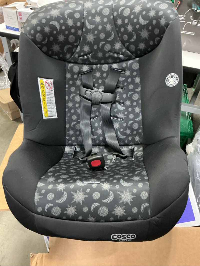 Condition photo showing Good Condition for cosco kids scenera extend infant & toddler convertible car seat, moonlit night, black