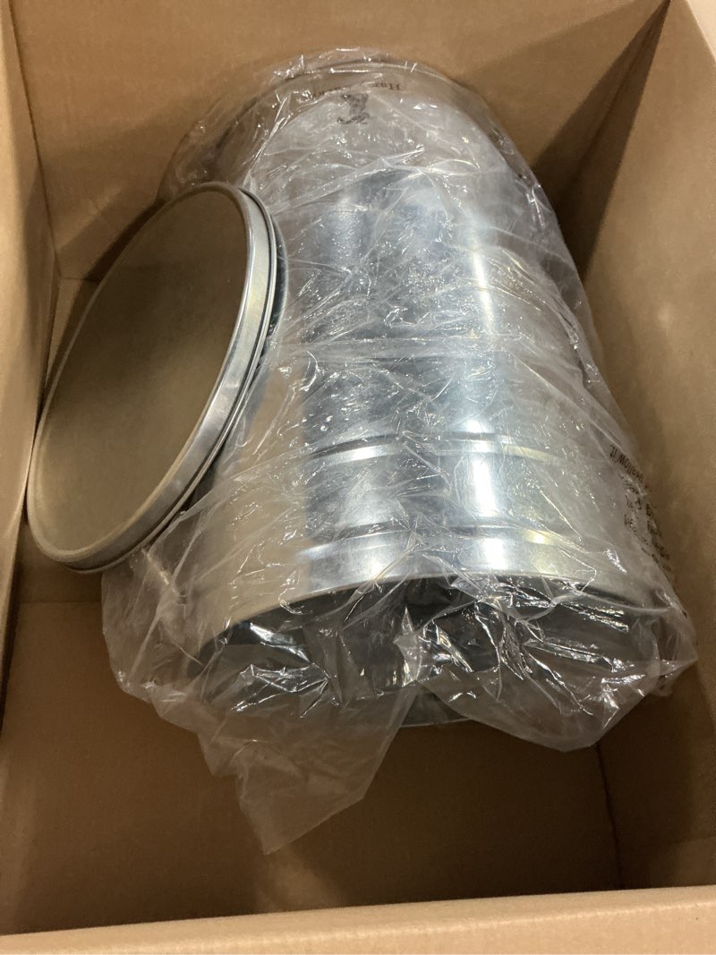 Condition photo showing Good Condition for harry barker classic silver dog food storage canister – large, airtight stainless steel pet food container, holds up to 40 lbs dry dog food, kitchen counter & pantry storage - silver silver & black 40 pounds