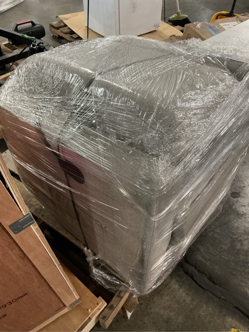 Condition photo showing Good Condition for Evolur Raleigh Upholstered Manual Glider Recliner– Rocking & 360° Swivel with Smooth Glide – Greenguard Gold & FSC Certified – Modern Nursery and Living Room Chair in Light Grey