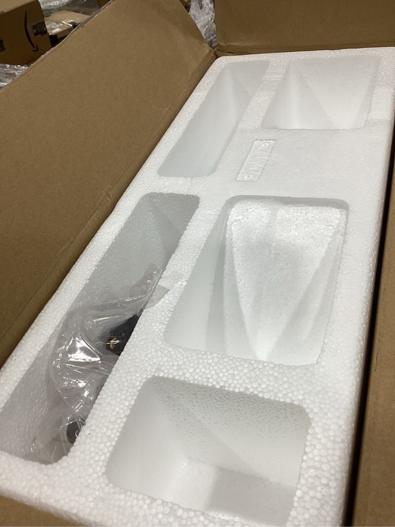 Condition photo showing As Is for ZMJH ZMA102D Bidet Toilet Seat, Round Smart Unlimited Warm Water, Vortex Wash, Electronic Heated, Warm Air Dryer, Rear and Front Wash, LED Light, Need Electricity, White, (Round)