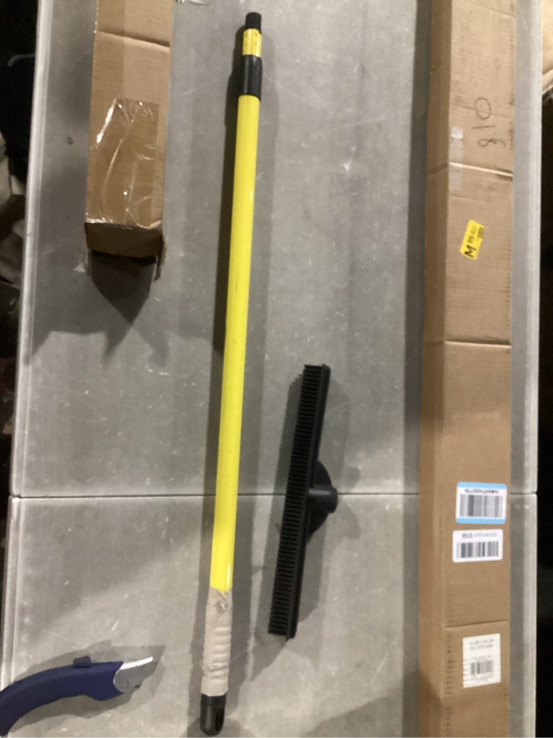 Condition photo showing New/Like New for FURemover Original Pet Hair Rubber Broom with Squeegee, with 58" Telescopic Handle for Carpet, Tile and Hardwood Furemover Original Broom