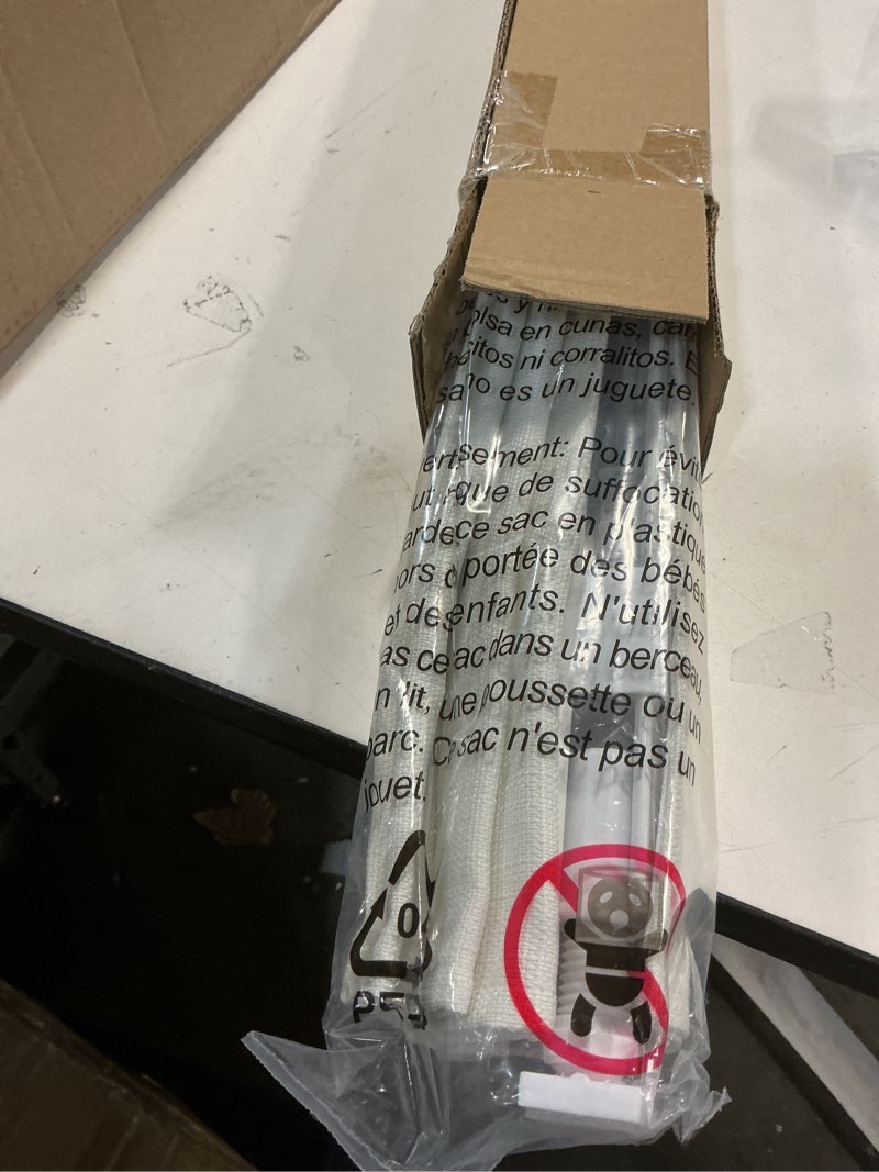 Condition photo showing Good Condition for LazBlinds No Drill Roman Shades for Windows, Cordless Light Filtering Window Shades with UV Protection, Polyester Fabric for Bedroom & Living Room, 30" W x 64" H, Off White Light Filtering - Off White 30"W x 64"H