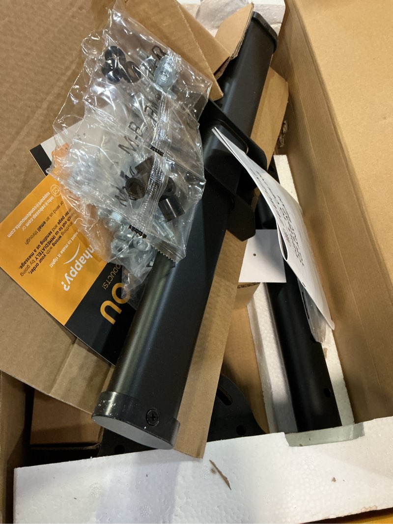 Condition photo showing Good Condition for zebozap zztvc2144 full motion outdoor ceiling tv mount height adjustable hanging mount for patio gazebo or pergola fits 32 to 55 inch tvs with tilt swivel flip down holds up to 110 pounds outdoor ceiling strap to beam 32" to 65" tv
