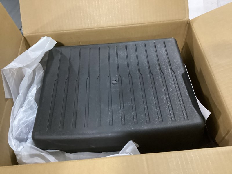 Condition photo showing Good Condition for 2 pack for tesla model x 2017-2025 front/back under seat storage organizer,tpe waterproof underseat bin trash storage can for tesla model x accessories 2pack
