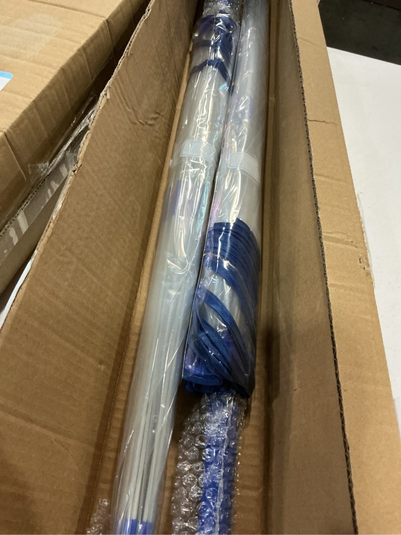 Condition photo showing Good Condition for 2pcs kids clear umbrella for rain, round bubble umbrella,wide coverage arc 43 inch,auto close,windproof strong double fiberglass ribs with spring supporting for each 6 panels, steel shaft, spoke big protectors for safety royal blue