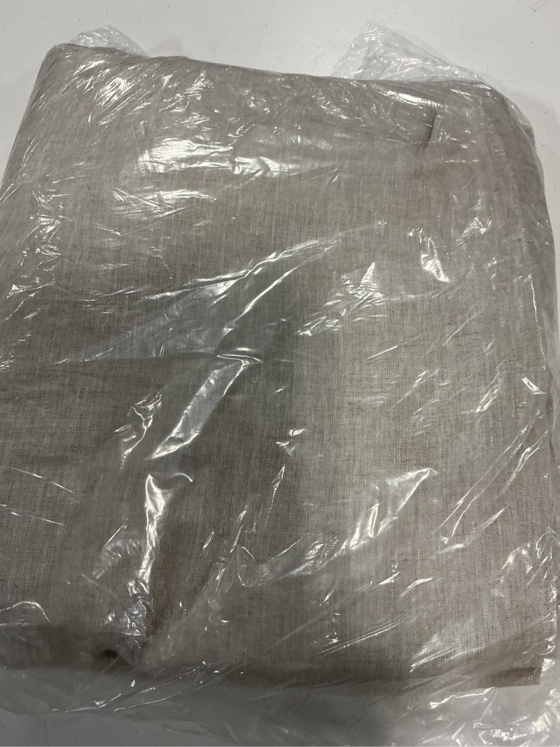 Condition photo showing Good Condition for european linen grommet room darkening curtain, 48x96, flax