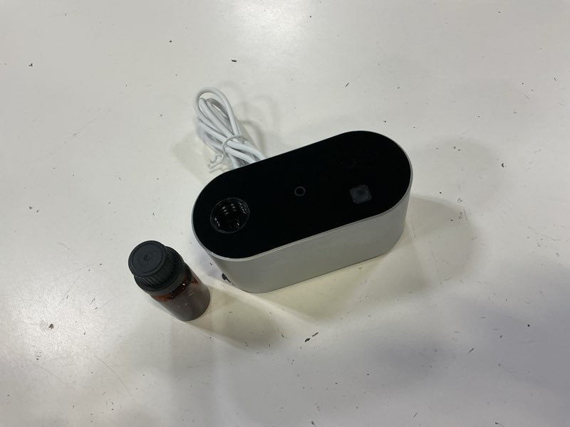 Condition photo showing Good Condition for lecdura waterless diffuser for essential oil, battery operated scent air aromatherapy diffuser, mini aroma diffusers with 3 intermittent mist modes, cycle start for home office bedroom - silver