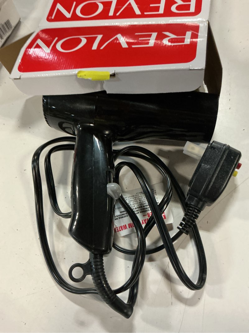 Condition photo showing As Is for revlon 1875 w travel hair dryer