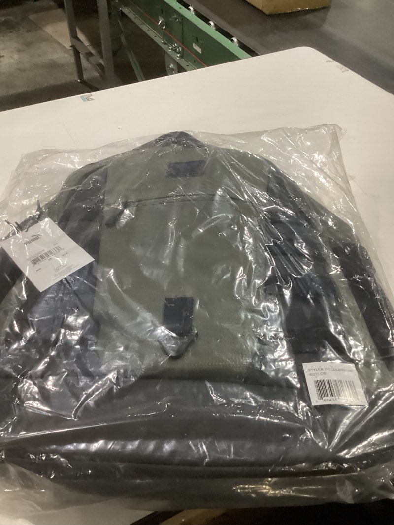 Condition photo showing As Is for PUMA Fluid Backpack, Olive, OS Large Green Moss