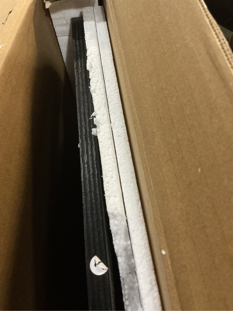 Condition photo showing As Is for WOLKI Noodle Board Stove Covers for Gas Burners, 30"L x 22"W x 2.4"Th Heavyweight Stove Top Covers for Electric Stove, Buil-in Handles, RV Stove Cover, Wooden Serving Tray, Black