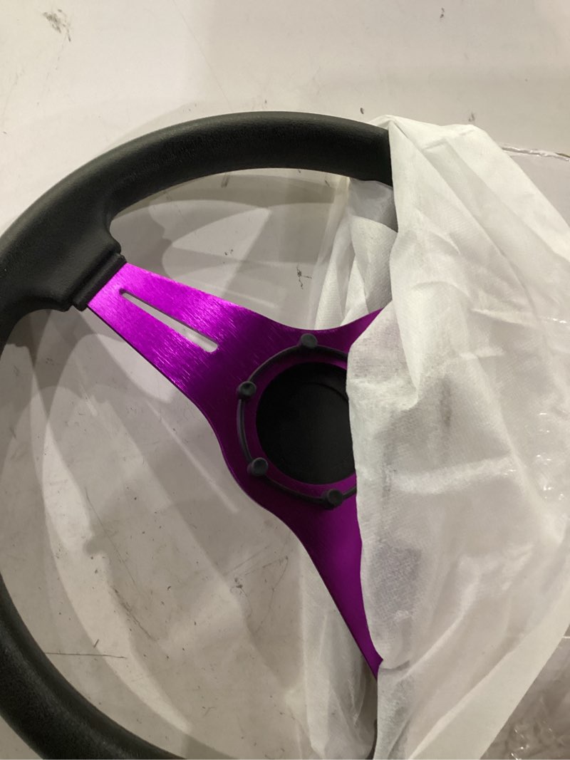 Condition photo showing Good Condition for loschen golf cart steering wheel universal design for club car ds and precedent ezgo rxv & txt, for yamaha golf cart steering wheel purple